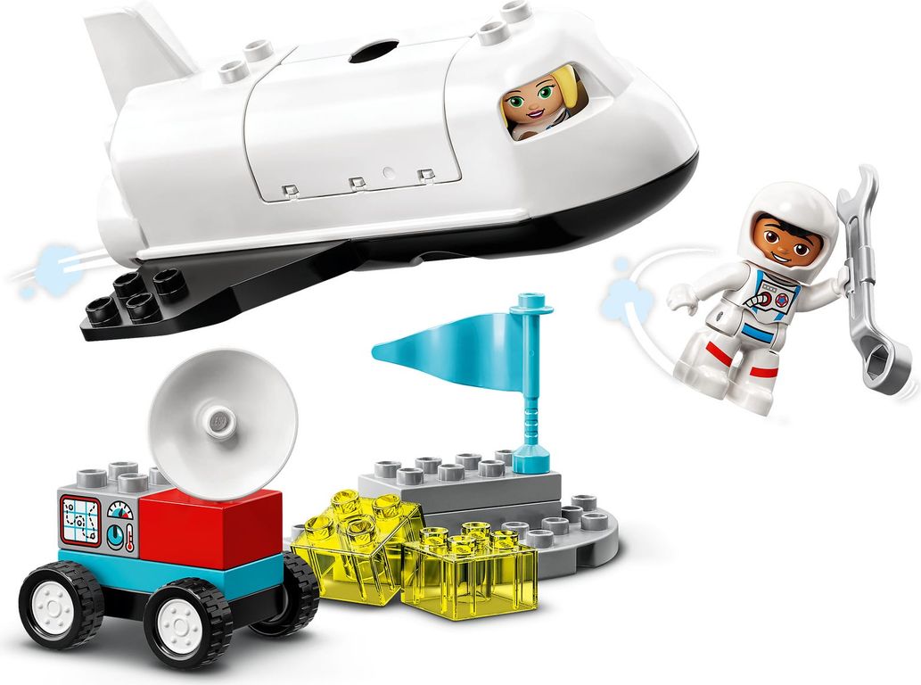 LEGO® DUPLO® Spaceshuttle Weltraummission komponenten