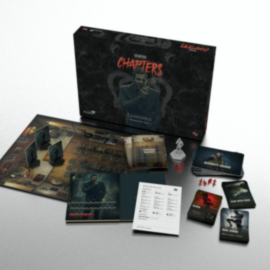 Vampire: The Masquerade – CHAPTERS: Lasombra Expansion Pack components