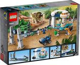 LEGO® Jurassic World Triceratops Rampage back of the box