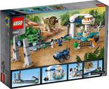 LEGO® Jurassic World Triceratopschaos achterkant van de doos