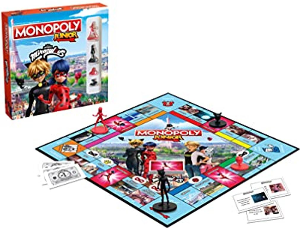 Monopoly Junior - Miraculous partes