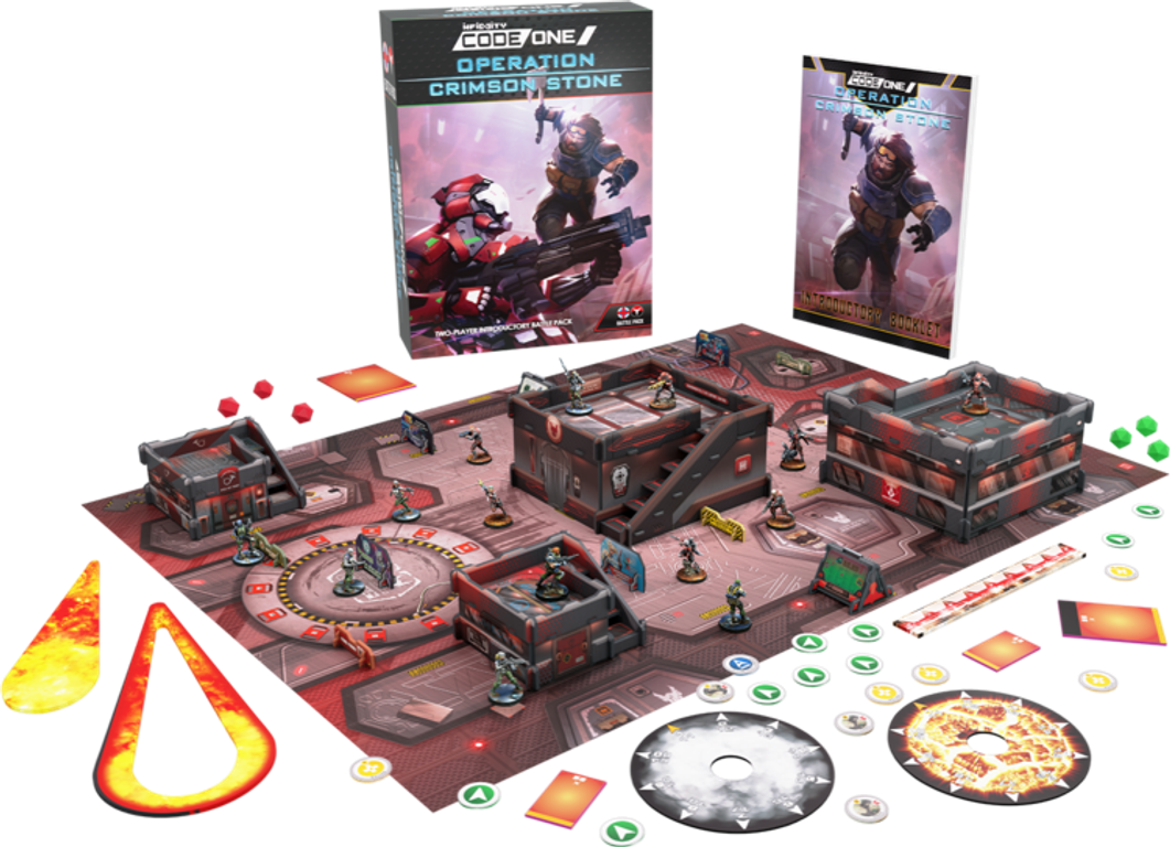 Infinity CodeOne: Operation Crimson Stone komponenten