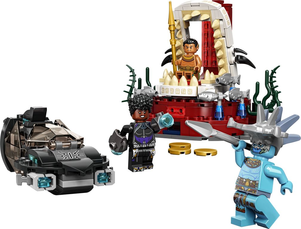 LEGO® Marvel Koning Namor’s troonzaal componenten