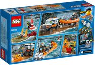 LEGO® City Geländewagen mit Rettungsboot rückseite der box