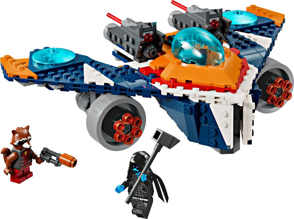 LEGO® Marvel Le vaisseau spatial de Rocket contre Ronan composants
