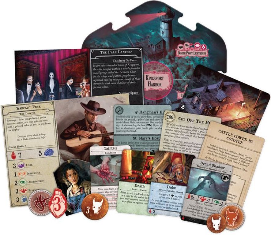 Arkham Horror (Tercera edición): Mareas tenebrosas partes