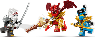 LEGO® Ninjago Zilvar and Grimtak the Dragon Beast minifigures