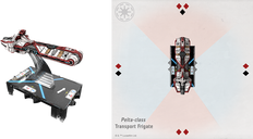 Star Wars: Armada – Pelta-class Frigate Expansion Pack miniatur