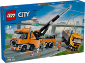 Heavy-Duty Recovery Tow Truck with Crane