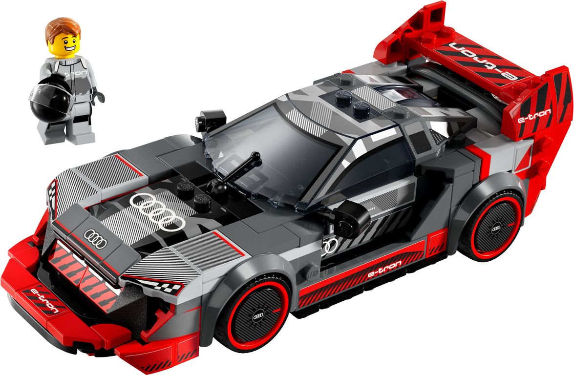 LEGO® Speed Champions Audi S1 e-tron quattro Rennwagen komponenten