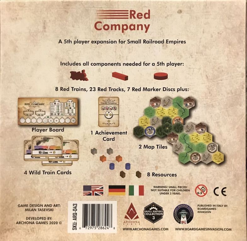 Small Railroad Empires: Red Company torna a scatola