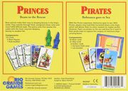 Bohnanza: Princes & Pirates achterkant van de doos