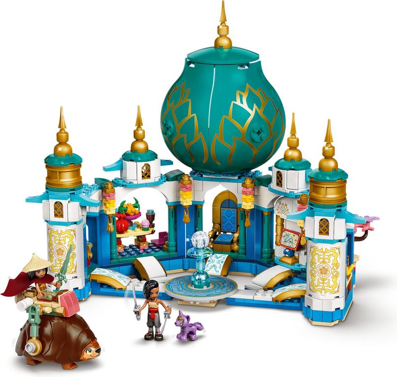 LEGO® Disney Raya and the Heart Palace components