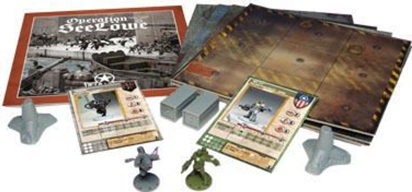 Dust Tactics: Operation "SeeLöwe" components