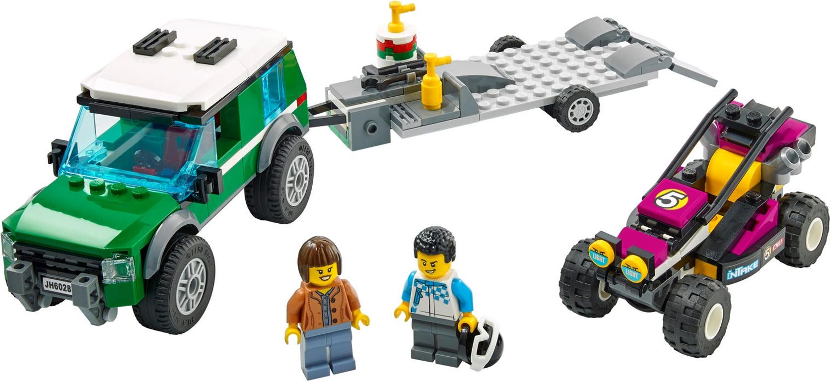 LEGO® City Rennbuggy-Transporter komponenten