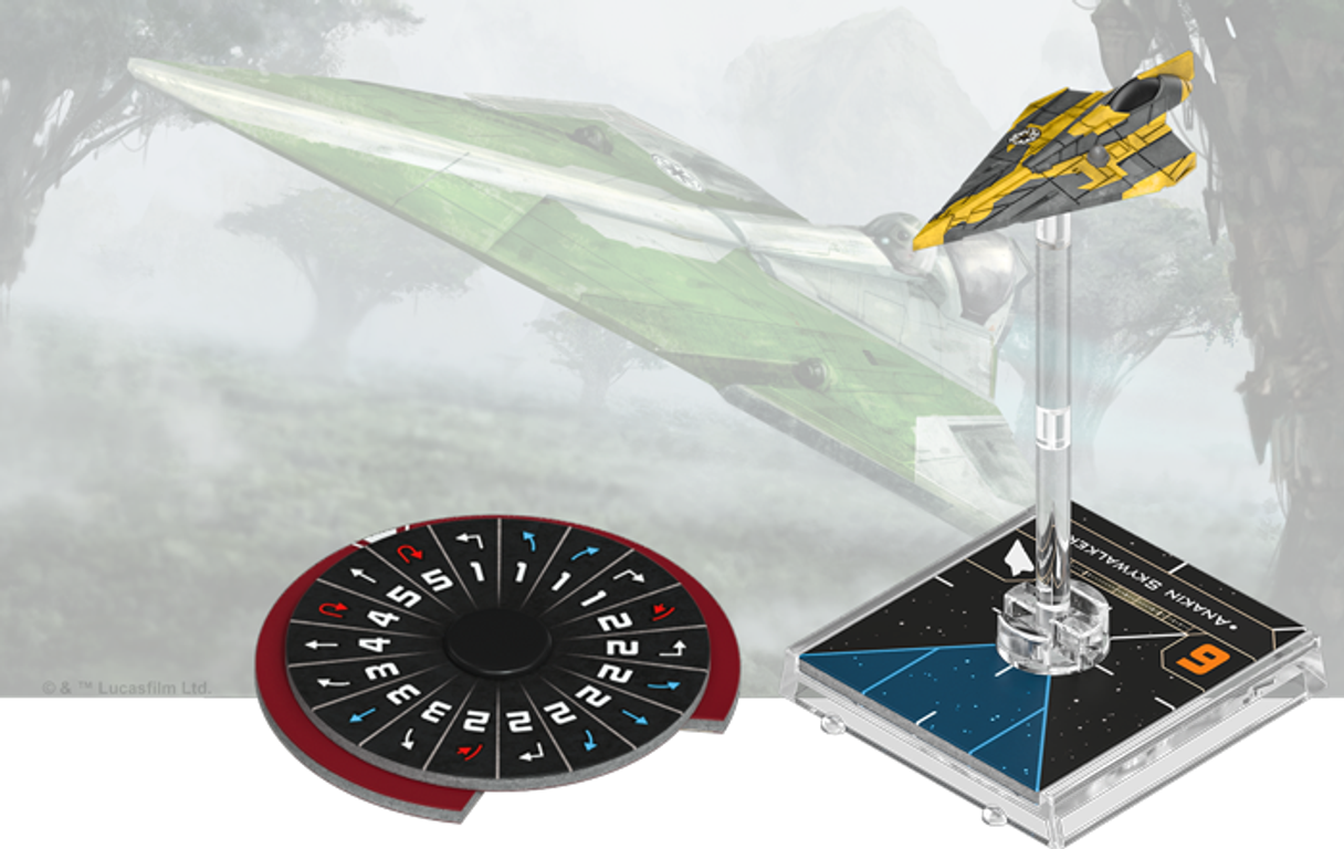 Star Wars X-Wing: Delta-7 Duende del Éter miniatura