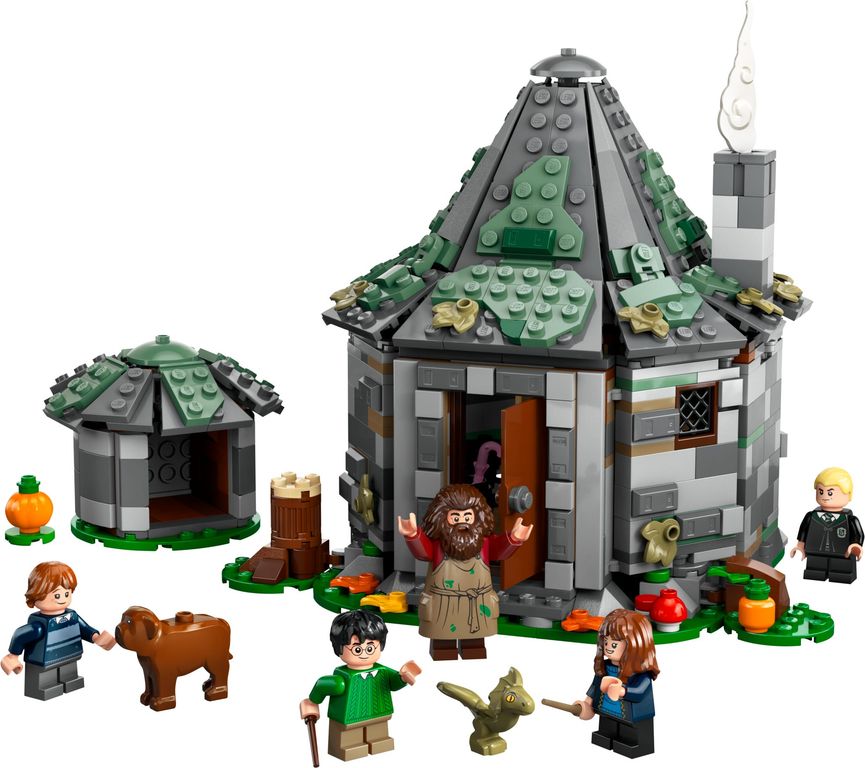 LEGO® Harry Potter™ Hagrid's Hut: An Unexpected Visit components