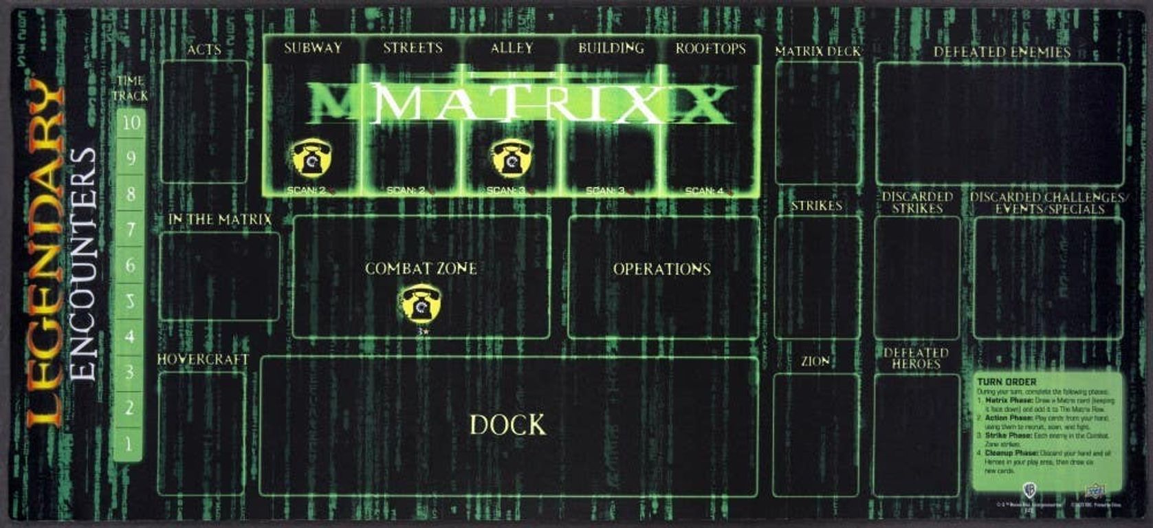 Legendary Encounters: The Matrix spelbord