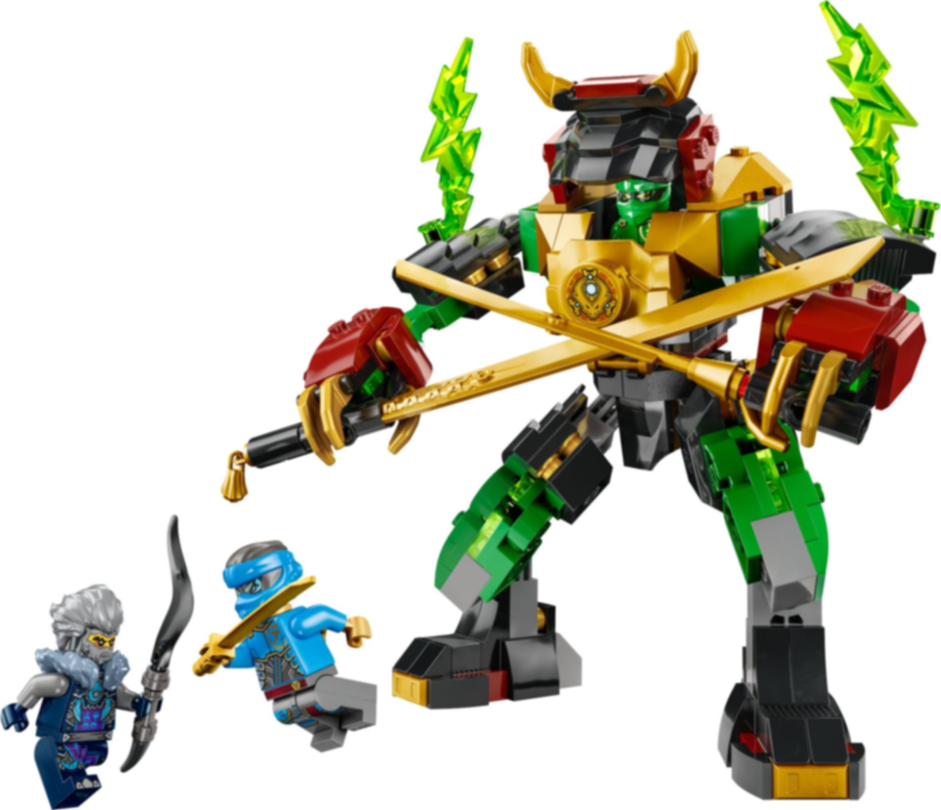 LEGO® Ninjago Lloyd's Elemental Power Mech components