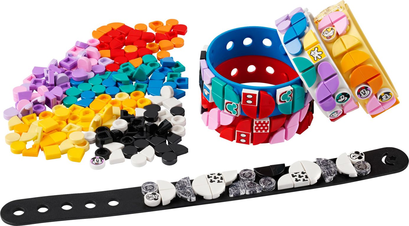 LEGO® DOTS Mickys Armband-Kreativset components