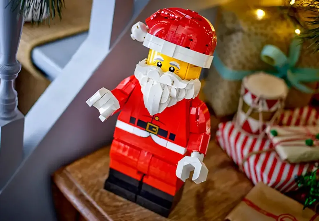 Große Weihnachtsmann-Minifigur