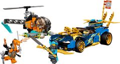 LEGO® Ninjago Jay en Nya’s racewagen EVO componenten