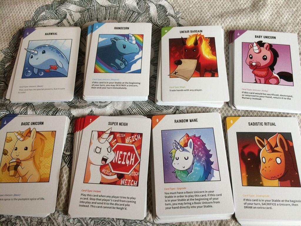Unstable Unicorns cards