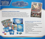 Pokémon TCG: Scarlet & Violet - Stellar Crown Elite Trainer Box back of the box