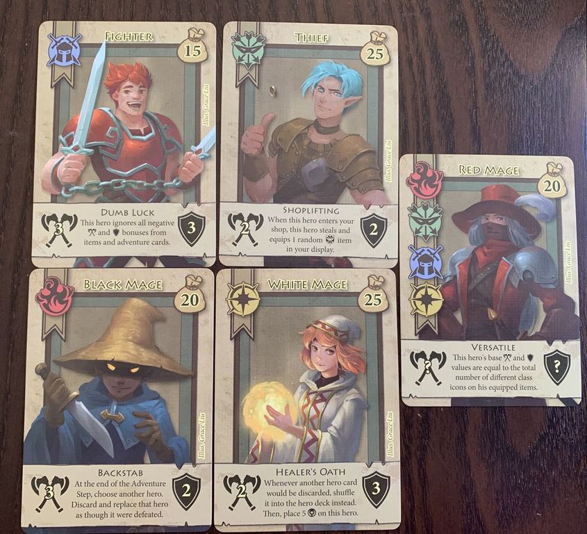 Bargain Quest: 8-Bit Theater cartes