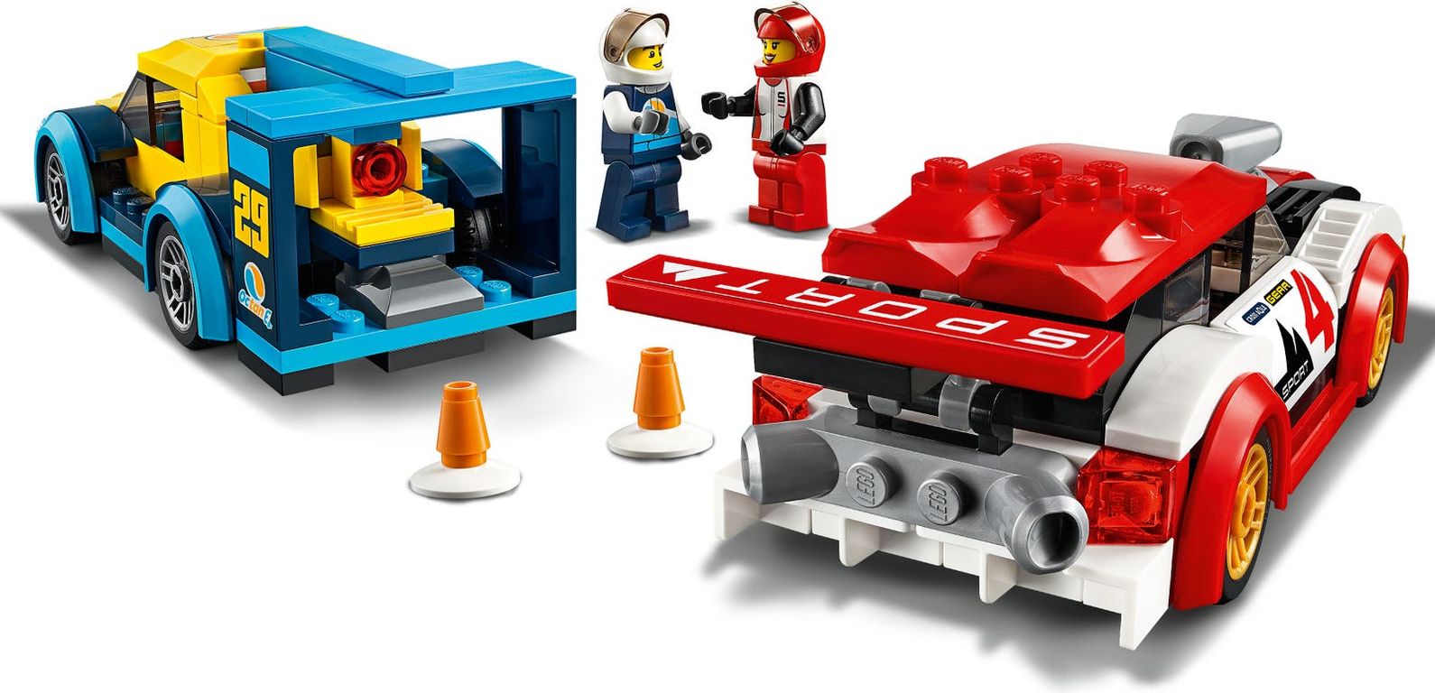 LEGO® City Les voitures de course face arrière