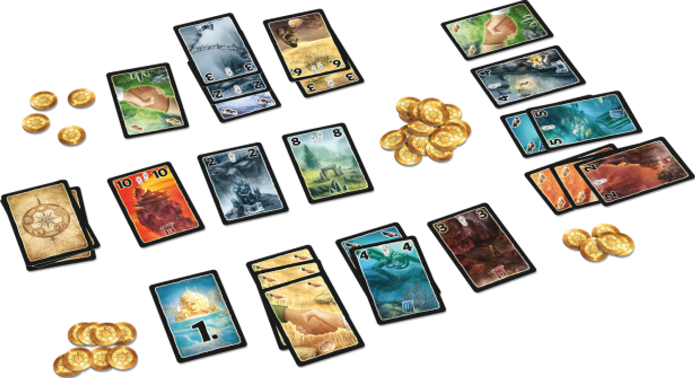 Lost Cities: Rivals components