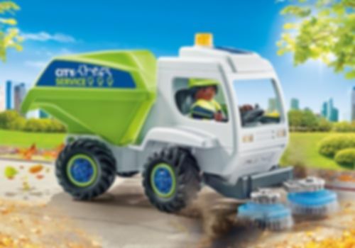 Playmobil store road sweeper