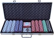Poker Chip Set with Carrying Case