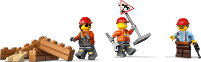 LEGO® City Yellow Bulldozer minifigures