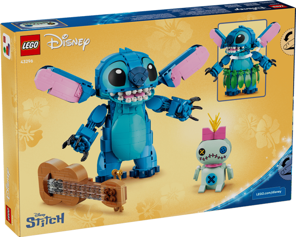 LEGO® Disney Stitch und Scrump rückseite der box