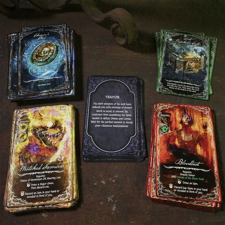 Betrayal: Deck of Lost Souls cards