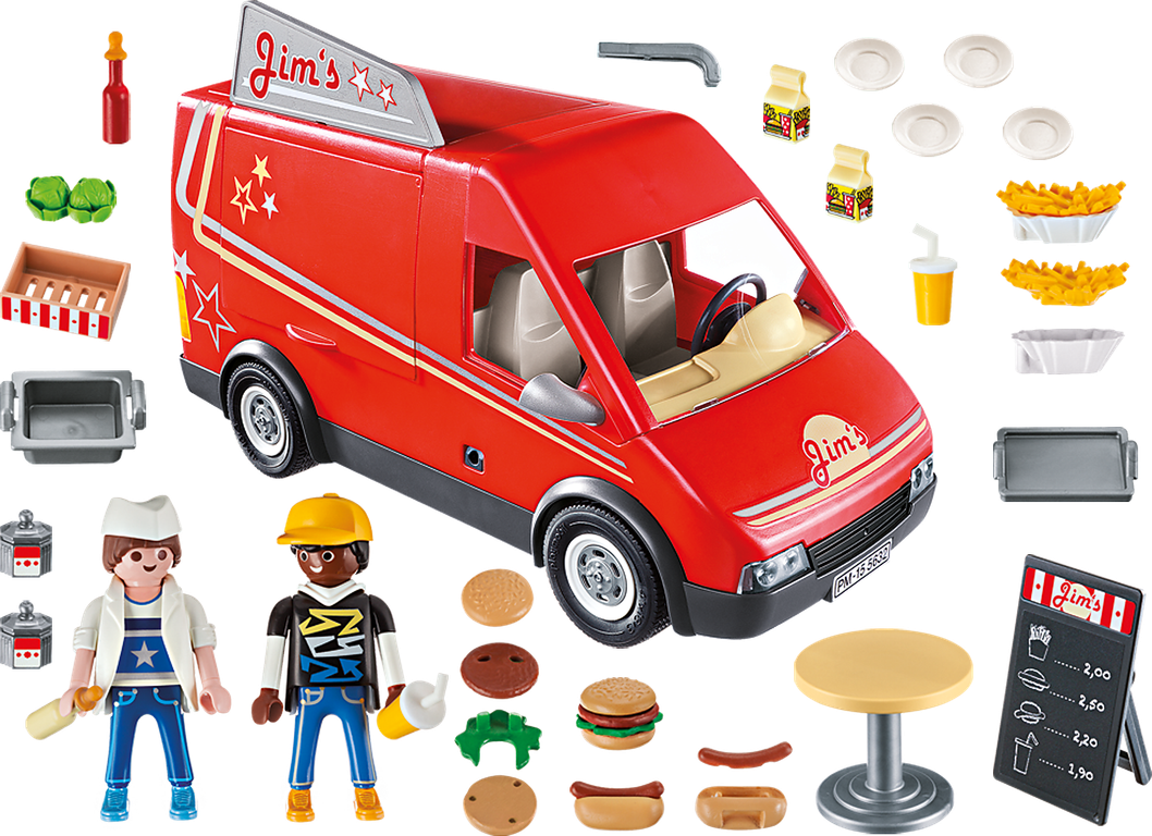 Playmobil® City Life Food Truck components