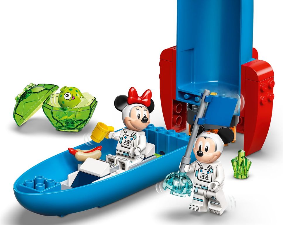 LEGO® Disney Cohete Espacial de Mickey Mouse y Minnie Mouse minifiguras