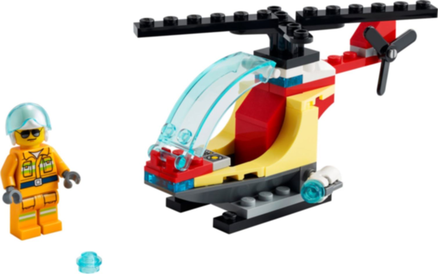 LEGO® City Feuerwehrhubschrauber komponenten
