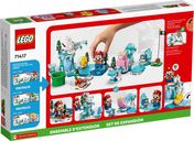 LEGO® Super Mario™ Set de Expansión: Aventura en la nieve de la Morsik parte posterior de la caja