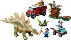 LEGO® Jurassic World Missions dinosaures: la découverte du stégosaure composants