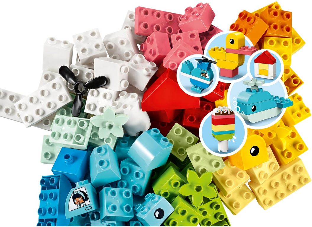 LEGO® DUPLO® La boîte cœur composants