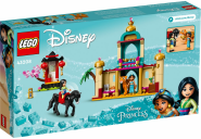 LEGO® Disney Aventura de Jasmine y Mulán parte posterior de la caja