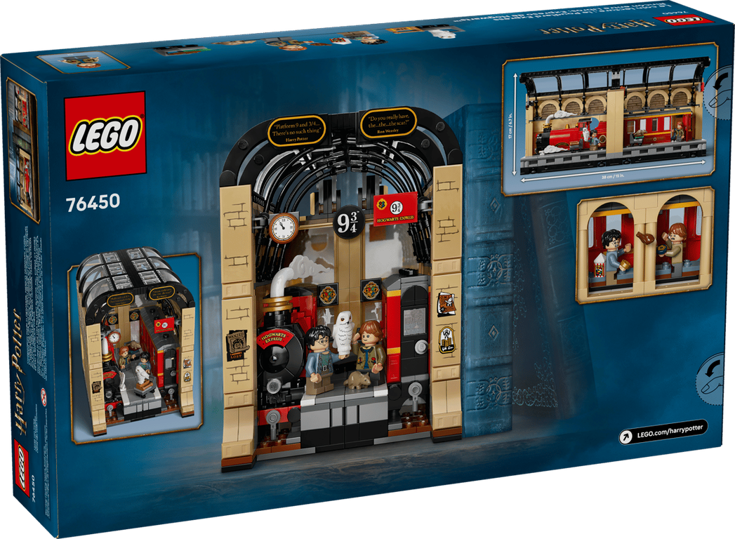 LEGO® Harry Potter™ Book Nook: Hogwarts Express back of the box