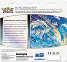 Pokémon TCG: sword and shield - Silver Tempest Three-Booster Blister parte posterior de la caja