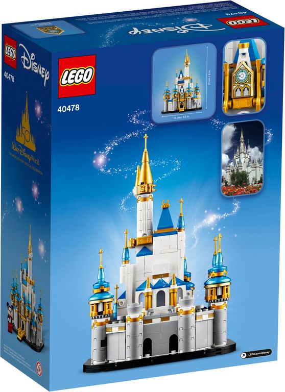 LEGO® Disney Mini Disney kasteel achterkant van de doos