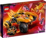 LEGO® Ninjago Le bolide dragon de Cole dos de la boîte