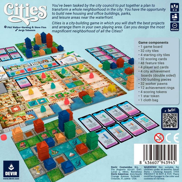 Cities back of the box