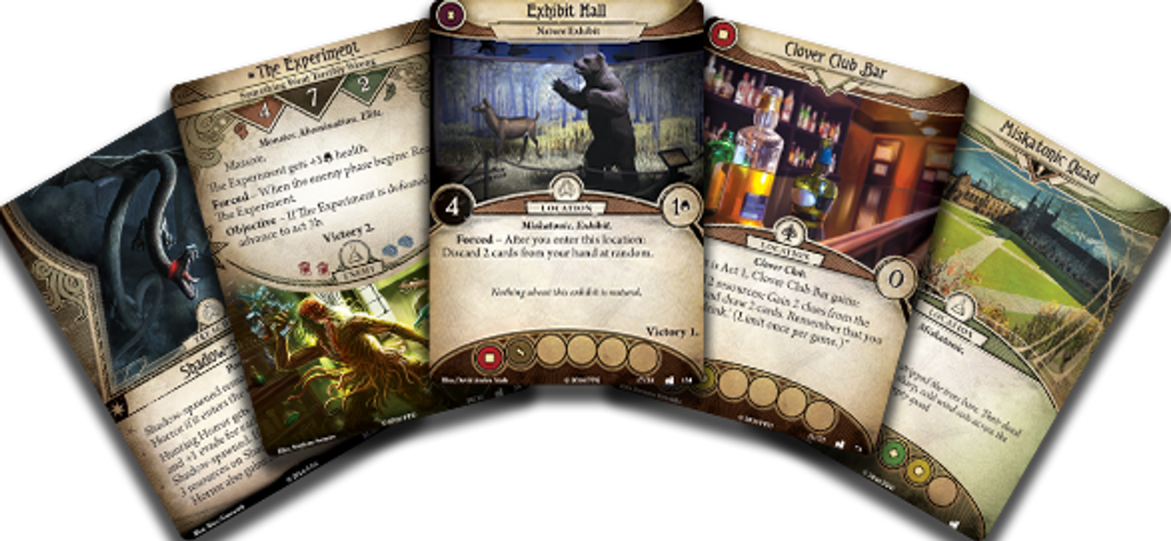Arkham Horror: The Card Game – The Dunwich Legacy: Campaign Expansion cartes