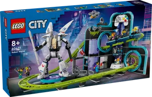 LEGO® City Achterbahn mit Roboter-Mech